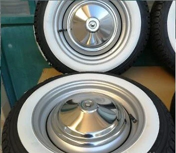 FIAT 500 EPOCA FASCIA BIANCA PER RUOTE DA 12 POLLICI 4 PZ NO PNEUMATICI