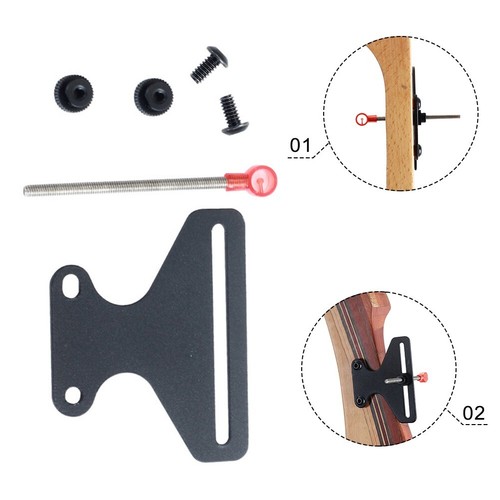 Recurve Bow Recurve Bow T Scope 1 Pin Easy To Install Longbow Ring Pin Sight - Picture 14 of 24