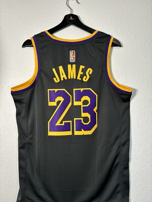 NWT Men's LeBron James Los Angeles Lakers Earned Edition NBA NWT Men's LeBron James Los Angeles Lakers Earned Edition NBA