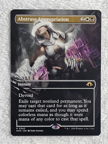 MTG Abstruse Appropriation (Borderless) Modern Horizons 3 (MH3) #342 Rare NM