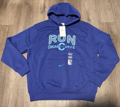 Nike BOA Chicago Marathon 2025 Hoodie Fleece Embroidered Men Large HQ4281-539