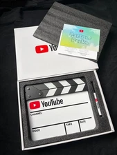 2025 Official Youtube Partner Perks Clapboard Limited Edition ClapperBoard Slate