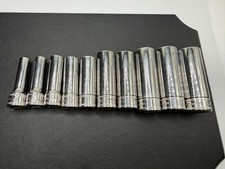 Snap On 38 Drive 12-point Metric Flank Drive Deep Socket Set Read Ts 717