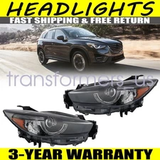 2Pcs Left + Right For Mazda CX-5 2016 Headlight LED With AFS Pair