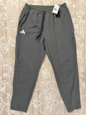 Adidas Player ID Track Pants Men s Large Gray Zippered Ankle New with Tags  $70