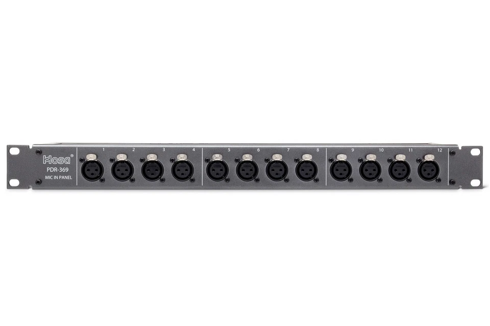 Hosa PDR-369 12-point XLR Balanced Patchbay - Image 3 of 4