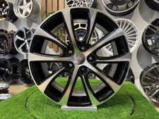 4X R17 Pouce 5X114.3 Style Course Noir Poli Roues : Pour pour Kia Honda Toyota