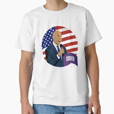 Cory Booker � Hope, Leadership, and Progress Cla Made in USA/AUS T-Shirt S-2XL