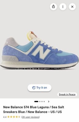 New Balance 574 Blue Lagoona Unisex Sneakers size 11