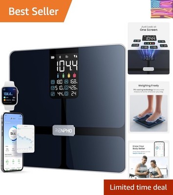 Scale for Body Weight, Smart Scale with BMI, Body Fat, Muscle Mass, Bluetooth...