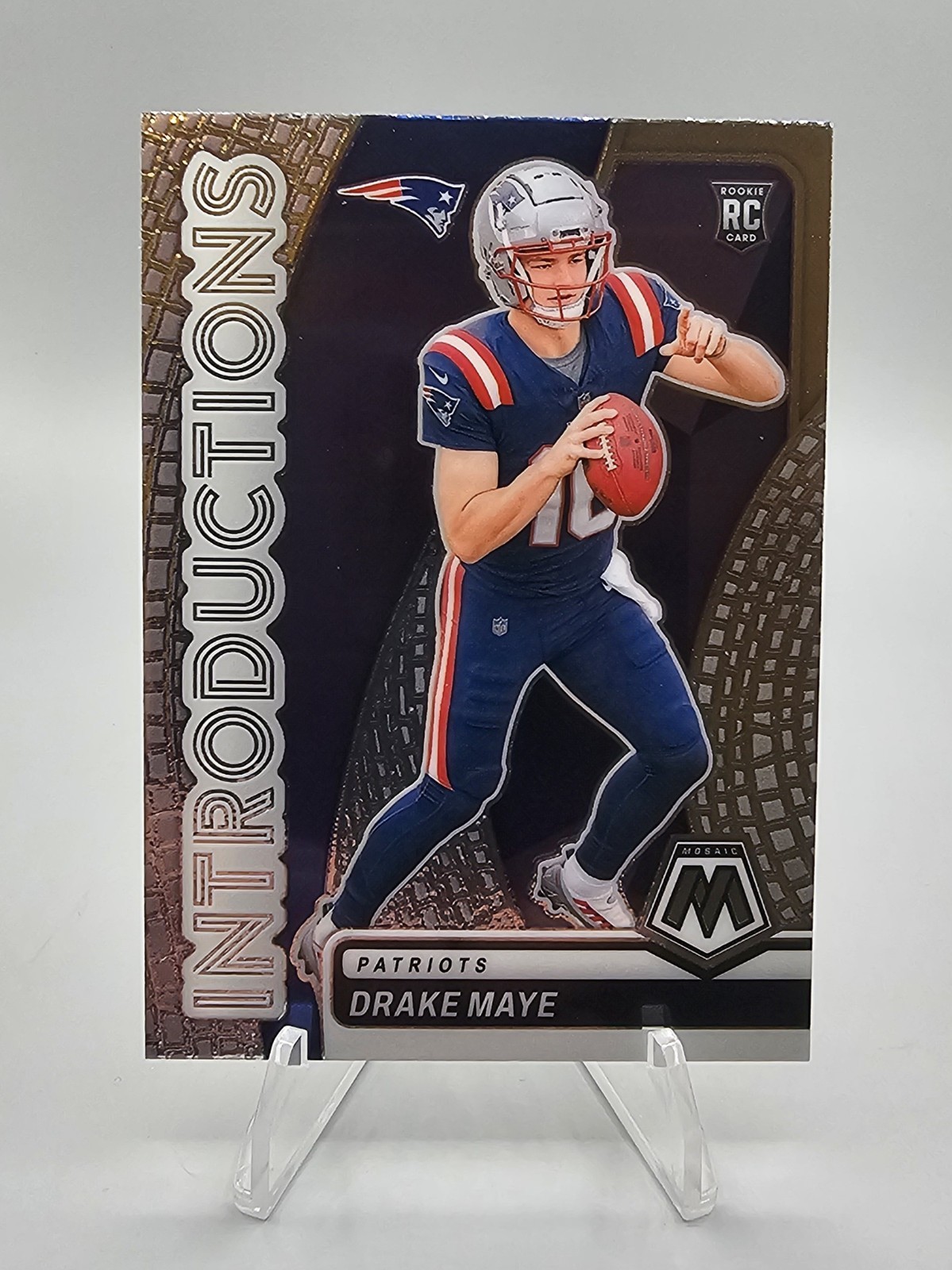 2024 Panini Mosaic - Introductions Drake Maye #1 (RC) 💥 Patriots