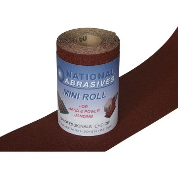 National Abrasives Red Aluminium Oxide 120 Grit 5 Metre Fine