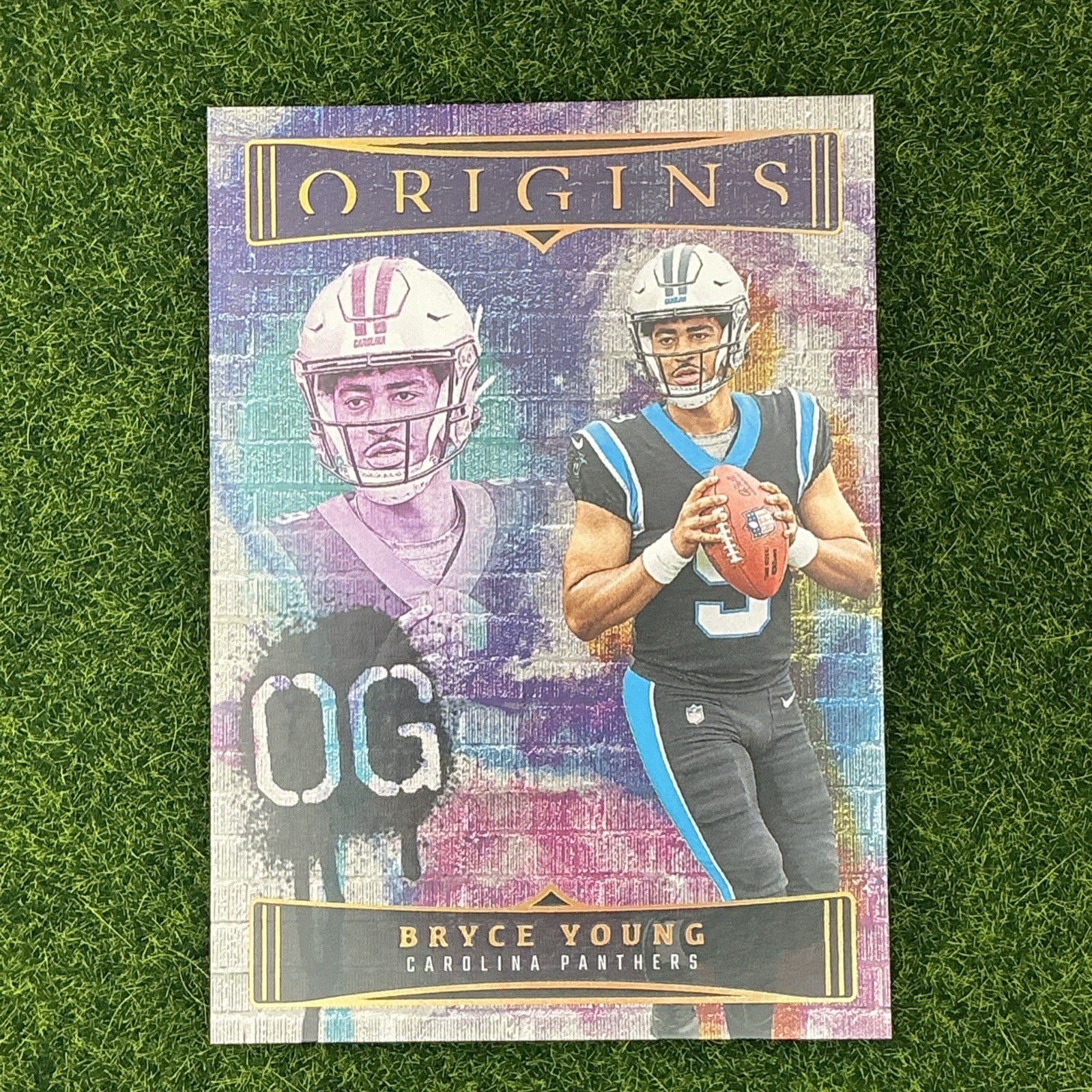 Bryce Young 2023 Panini Origins Original Gridiron Insert #OG-BY Panthers