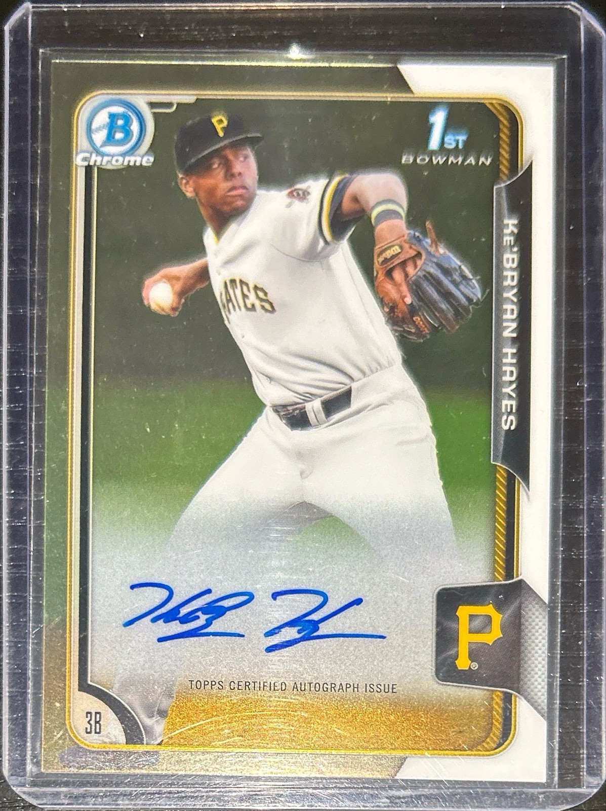 2015 Bowman Chrome Draft Auto Ke'Bryan Hayes