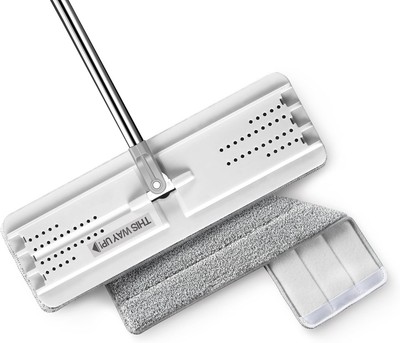 Flat Mops, Microfiber Mop for Floor Cleaning and Wall Cleaner, 50'' Mop Handle