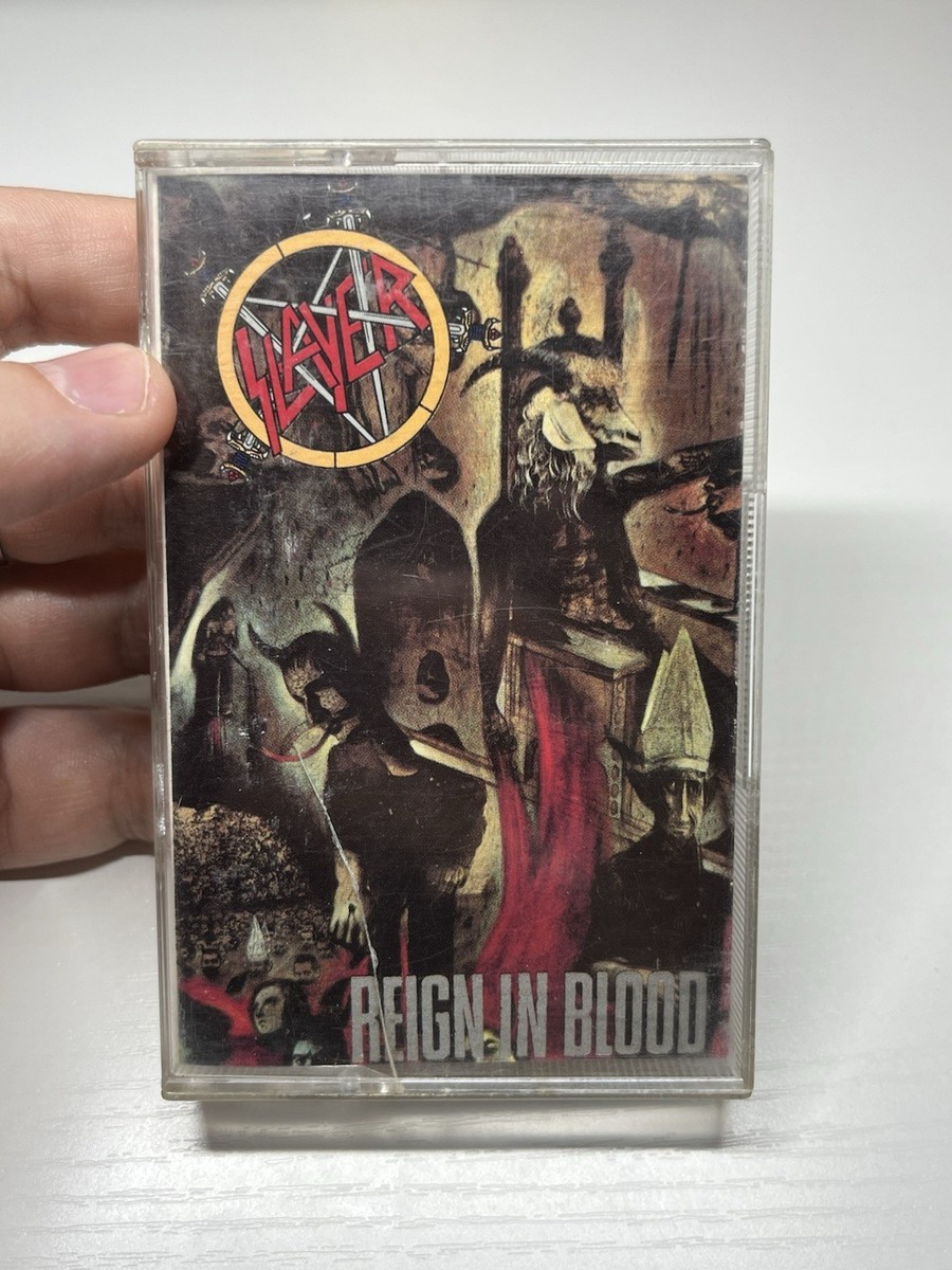 Slayer Reign in Blood Cassette Tape Def Jam M5g 24131 USA 1986 for