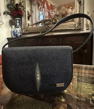 Borsa a tracolla convertibile vintage Findig Stingray in pelle 