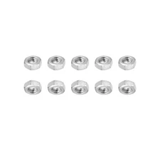 20Pack M3x0.5mm(DxL) Hex Nuts 304 Stainless Steel Hexagonal Nuts Silver Tone
