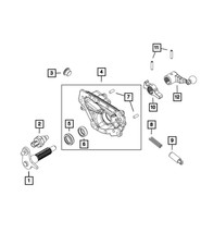 Genuine Mopar Transmission Case Cover 68441888AA