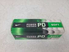 NEW NIKE POWER DISTANCE PD SOFT GOLF BALLS BOX OF 3 BALLS
