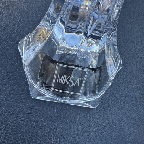 Mikasa Crystal Candlestick Holders- Set Of 2. 3.5” - Picture 7 of 8