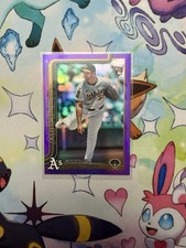2025 Topps Update Purple Foil #US254 Gunnar Hoglund RC /250 Oakland Athletics.