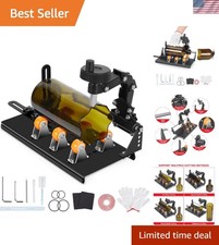Glass Bottle Cutter Kit, DIY Glass Cutter for Bottles with Adjustable Width, ...