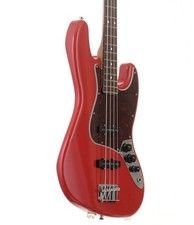 Fender Hybrid II Jazz Bass 21-Fret Satin Neck Sustain Block Modena Red