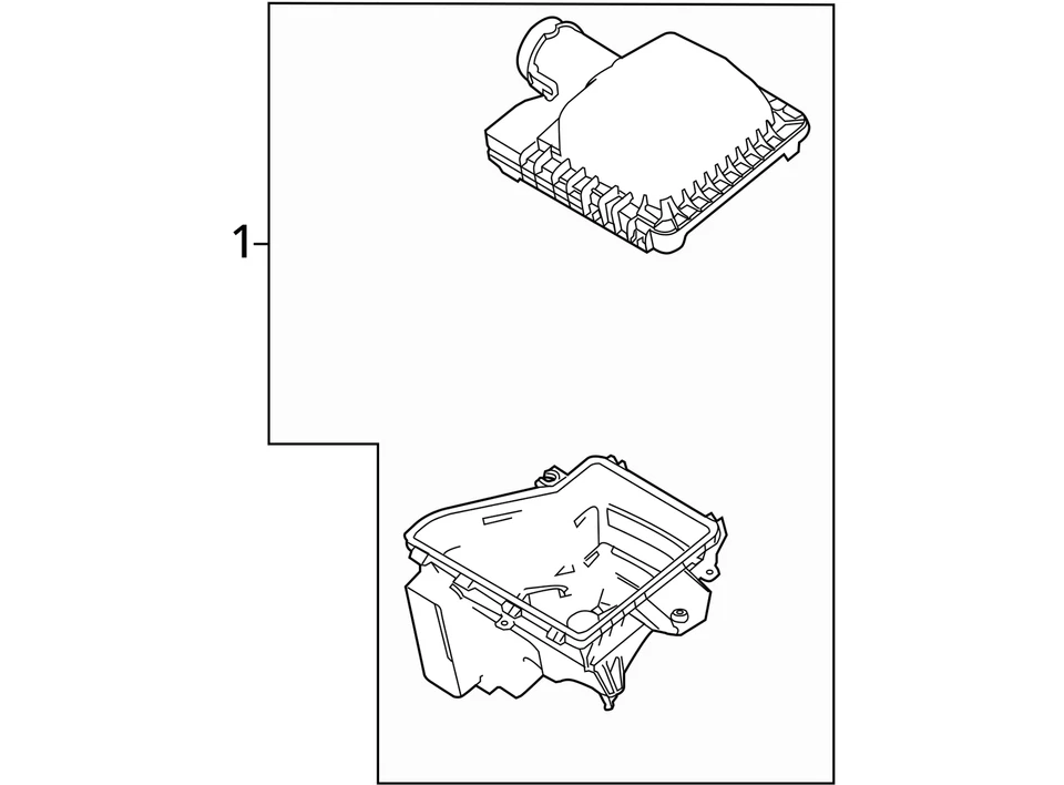 Filtro de aire 3,7 L compatible con 11-14 Mustang 711110 Foto 4 de 4
