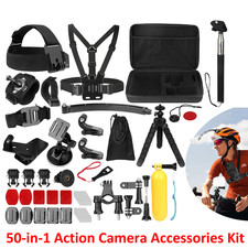 50-in-1 Action Camera Accessories Kit for GoPro Hero 12 11 10 9 DJI OSMO Action