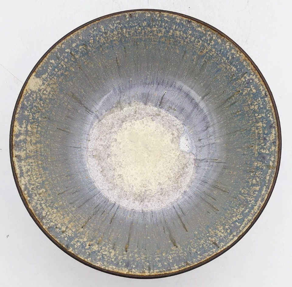 MOIRA? SIGNED STUDIO POTTERY STONEWARE BOWL 20TH CENTURY - Image 3 of 4