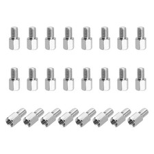 24Pcs Hex Spacer Screws, M4x6mm+6mm Nickel Plated Motherboard Standoffs