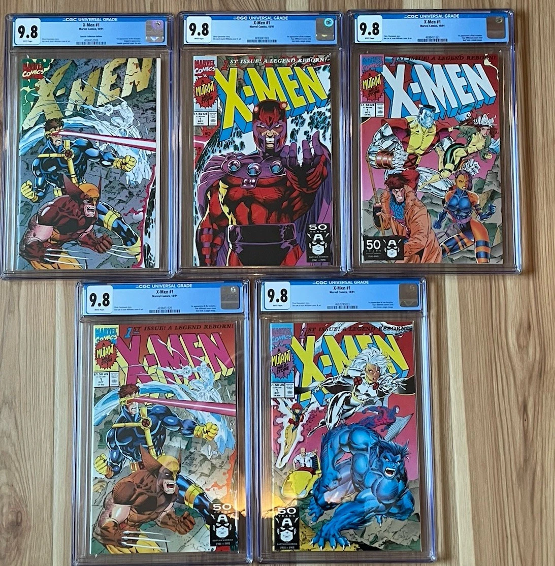 X-Men Certified Guaranty Company (CGC) 9.8 Near Mint/Mint Comics