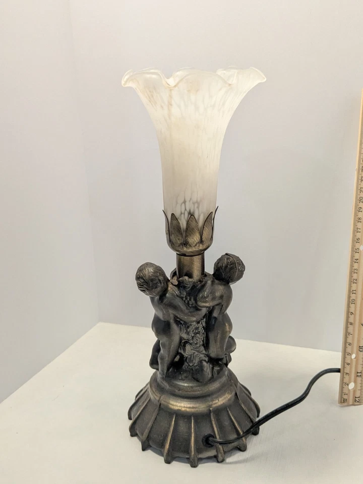 Meyda Tiffany 13" Tall Novelty Table Lamp - Copper - Image 3 of 4