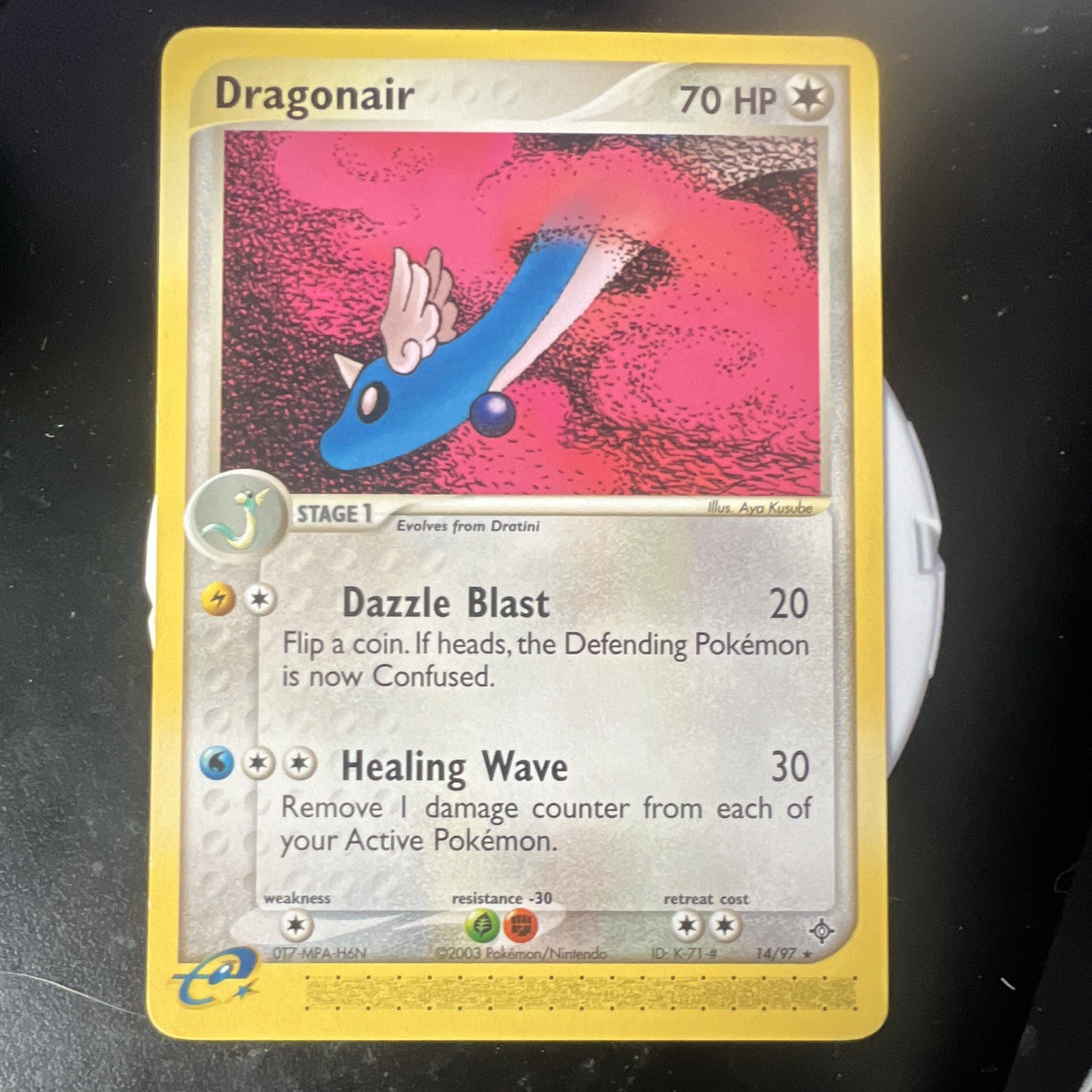 Pokemon TCG Dragonair Dragon 14/97 Rare Regular 70 HP English
