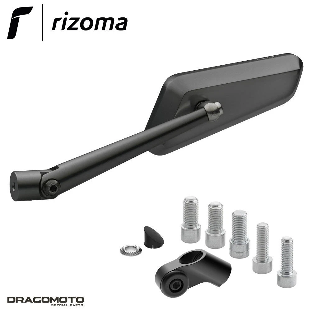 Modeer Per Yamaha MT 07 FZ07 Tutti gli anni Moto CNC M10 x 1.25 Viti a tappo per specchietti retrovisori Supporto per specchietto retrovisore mt07 MT-07 fz 07 accessori (Nero