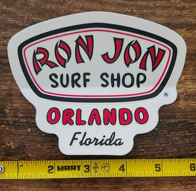 Ron Jon ''Orlando'' Decal Sticker **Full Size**