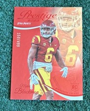MEKHI BLACKMON - 150/499 - 2023 PANINI PRESTIGE XTRA POINTS RED ROOKIE CARD #364. rookie card picture