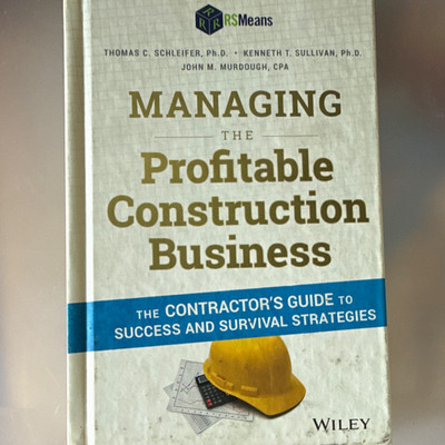 Wiley Managing the Profitable Construction Business Hardcover Guide (English)
