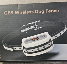 NEW GPS Wireless Dog Fence System Model PF-10 - Waterproof  Rechargeable - NIB