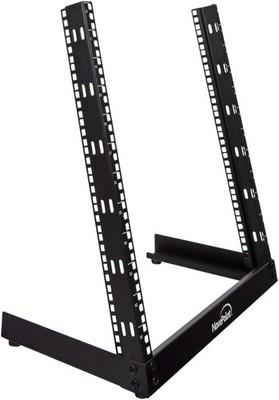 12U 19 Inch Desktop Open Frame 2 Post Server Desk Rack Free Standing W/Hardware