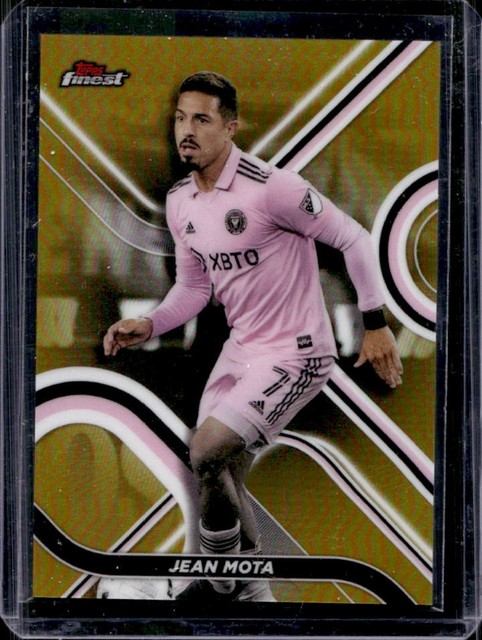 2022-23 Topps Finest MLS Jean Mota Refractor Gold Rookie RC #/50 Inter