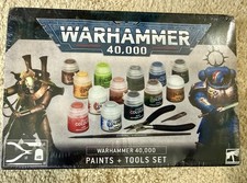 Warhammer 40,000 Paints  Tools Set New sealed box