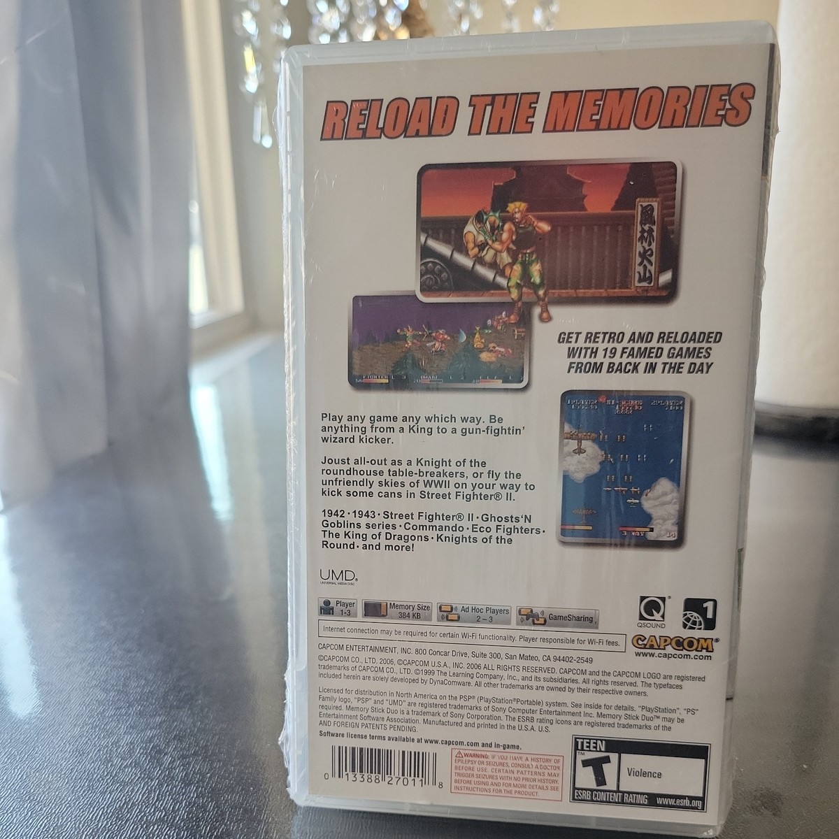 Capcom Classics Collection: Reloaded (Sony PSP, 2006) for sale