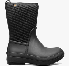 BOGS Women's Waterproof Full Zip Winter Crandall Snow Boot Black Size 7 US