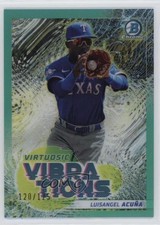 2022 Bowman Virtuosic Vibrations Aqua Refractor /125 Luisangel Acuna Acuña 16zo