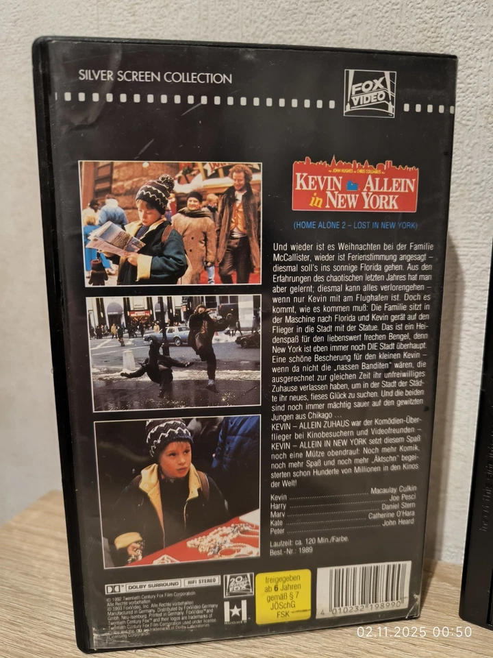 [VHS] KEVIN - ALLEIN IN NEW YORK  (1992) Macaulay Culkin | OT: Home Alone 2  - Bild 2 von 4
