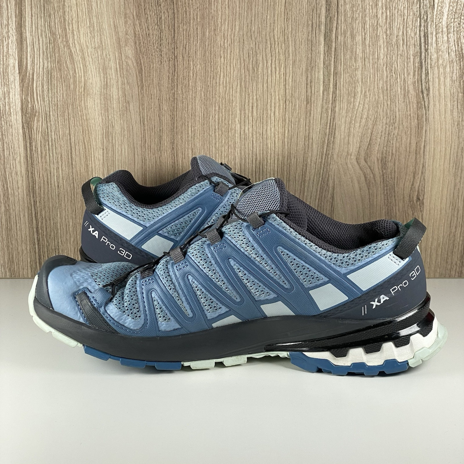 Scarpe Salomon XA Pro 3D V8 blu trekking trail running 412721 donna taglia 10 5