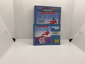Karate Champ (Nintendo NES) Manual And Box