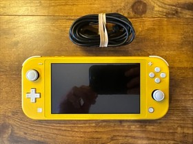 Nintendo Switch Lite Yellow 32GB Console Bundle With Carrying Case & Power Cord